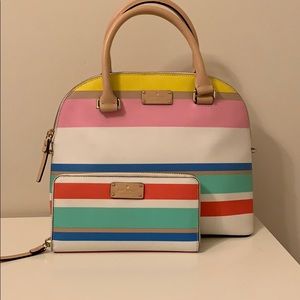 Beautiful Kate Spade ♠️ matching bag and wallet